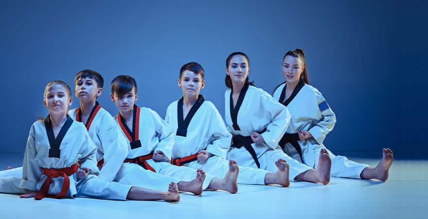 Martial Arts Lessons for Kids in Garner NC - Kids Group Splits