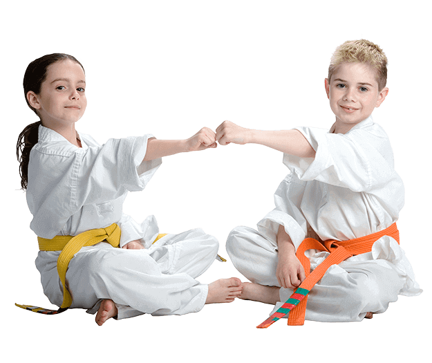 Martial Arts Lessons for Kids in Garner NC - Kids Greeting Happy Footer Banner