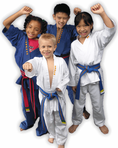 Martial Arts Summer Camp for Kids in Garner NC - Happy Group of Kids Banner Summer Camp Page