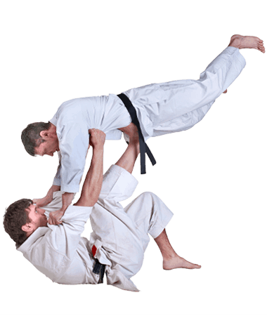 Brazilian Jiu Jitsu Lessons for Adults in Garner NC - BJJ Floor Throw Men
